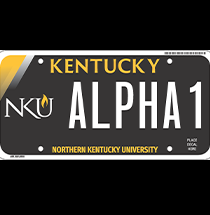 Kentucky NKU License Plate