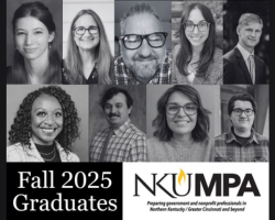 MPA Spring Newsletter: Images of NKU MPA Fall 2025 Graduates