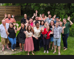 Group of MPA members celebrating summer