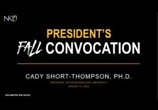 NKU President's Fall convocation 2025